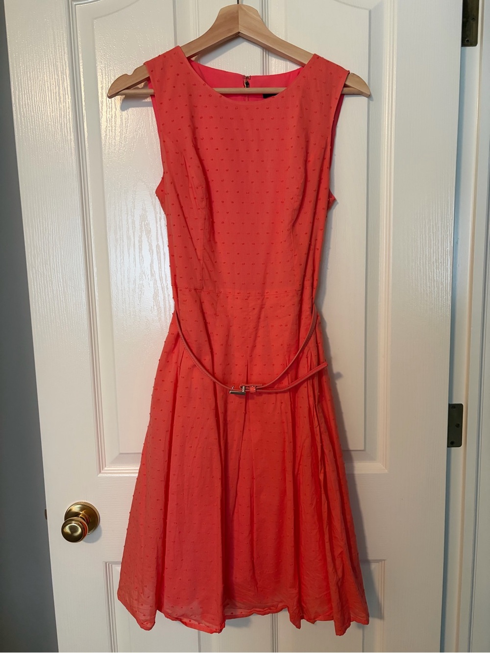 Tommy Hilfiger Coral Sleeveless Fit-and-Flare Dress